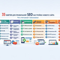 35 шагов для правильной SEO настройки нового сайта: что учитывают поисковики