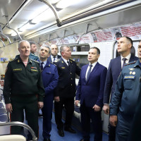 Тематический вагон-музей к юбилею Росгвардии запущен в новосибирском метрополитене