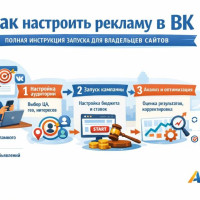Как настроить рекламу в ВК, как работает реклама в VK, полная инструкция запуска