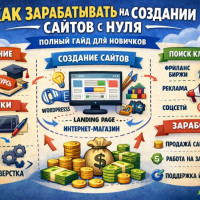 Как зарабатывать на создании сайтов с нуля – полный гайд для новичков