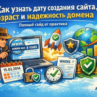 Как узнать дату создания сайта, возраст и надежность домена