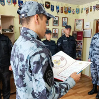 В Йошкар-Оле молодые сотрудники ОМОН «Таир» Росгвардии приняли присягу