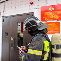 Противопожарная тренировка состоялась в Управлении Росгвардии по Республике Марий Эл