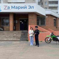Судебные приставы Марий Эл передали мотоцикл коллеге, находящемуся в зоне проведения спецоперации