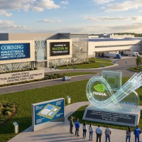 Nvidia и Corning инвестируют миллиарды долларов в AI-инфраструктуру США
