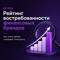 Ренкинг: востребованность финансовых брендов России. Май 2026 г