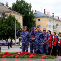 В Йошкар-Оле в мероприятиях, посвященных Дню памяти и скорби, принял участие руководящий состав регионального управления Росгвардии
