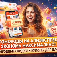 Промокоды Алиэкспресс - 20+ Актуальных на Июль 2026: рабочие купоны для всех пользователей, летняя распродажа и секреты максимальной скидки на AliExpress.ru