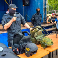В детском оздоровительном лагере «Лесная сказка» Республики Марий Эл прошла акция «Каникулы с Росгвардией»