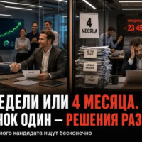 Почему у одних найм занимает 3 недели, а у других - 4 месяца