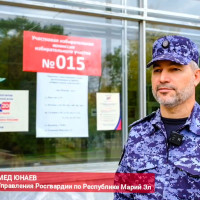 Начальник Управления Росгвардии по Республике Марий Эл проверил несение службы на избирательных участках